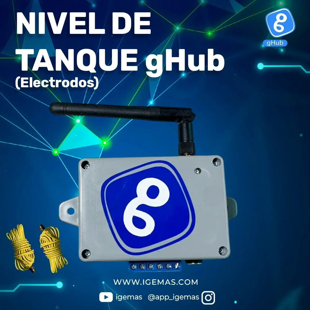 Transmisor de nivel de tanque (c/elecrodos)